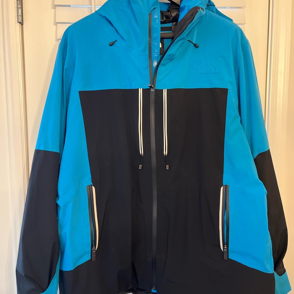 The North Face Men's Chakal Snowboarding Ski Jacket Blue Size XXL Waterproof